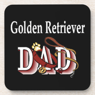 Golden Retriever Vater Untersetzer