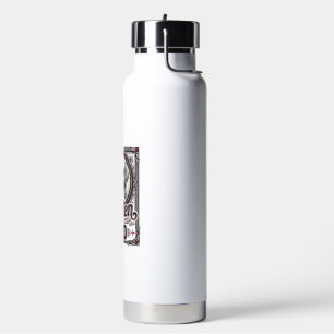 Golden Retriever Vater Vintage Gravur Design_1 Trinkflasche