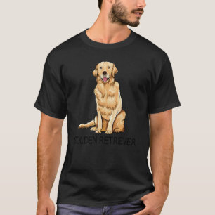 Golden Retriever verrückter Hund T-Shirt