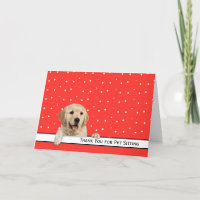 Golden Retriever Vielen Dank für Ihre Anwesenheit