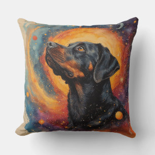 Golden Retriever von Whimsical Cosmos Kissen