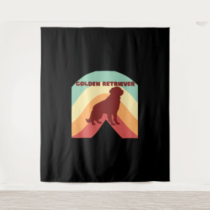 Golden Retriever Wandteppich