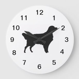 Golden retriever-Wanduhr Große Wanduhr