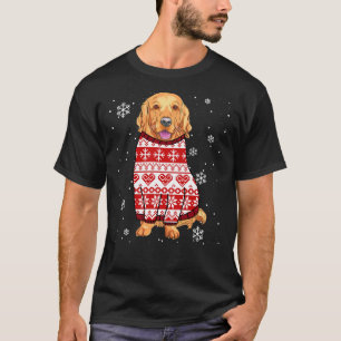 Golden Retriever Weihnachten Kostüme Xma T-Shirt