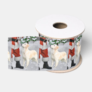 Golden retriever-Weihnachten Ripsband
