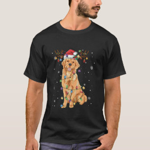 Golden Retriever Weihnachts-Weihnachtsmannmütze Tr T-Shirt