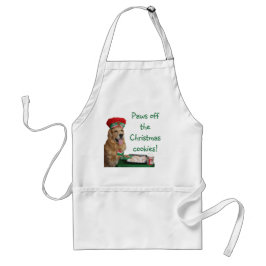 Golden retriever-Weihnachtsbäcker Schürze