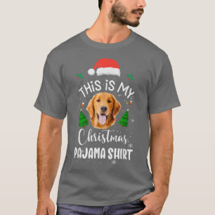 Golden Retriever Weihnachtsbaum Lichter Weihnachte T-Shirt