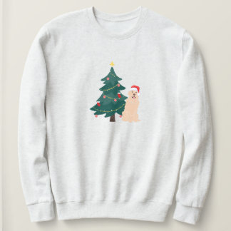 Golden Retriever Weihnachtsbaum Sweatshirt