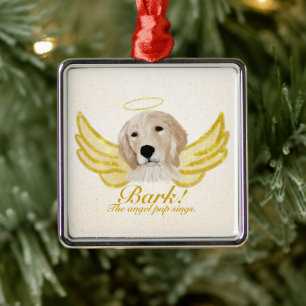 Golden Retriever Weihnachtsbaumanhänger Ornament Aus Metall