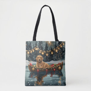 Golden Retriever Weihnachtsfestliche Reise Tasche