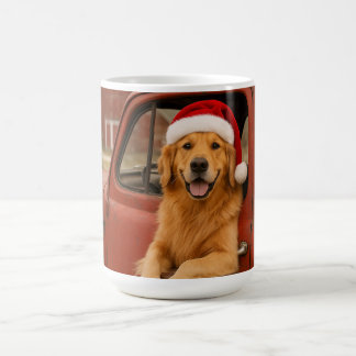 Golden Retriever Weihnachtsgeschenktüte Kaffeetasse