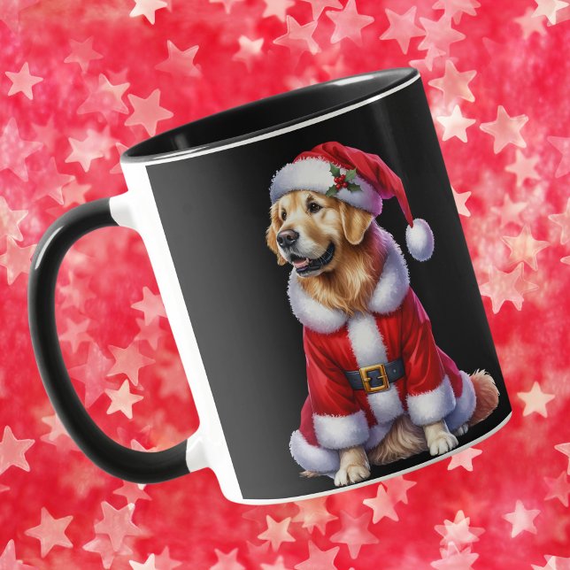 Golden Retriever Weihnachtskaffee Tasse (Von Creator hochgeladen)