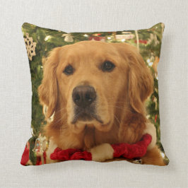 Golden retriever-Weihnachtskissen Kissen