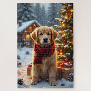 Golden Retriever Weihnachtskunst