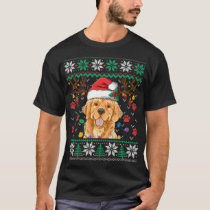 Golden Retriever Weihnachtsmann Reindeer Ugly Swe T-Shirt