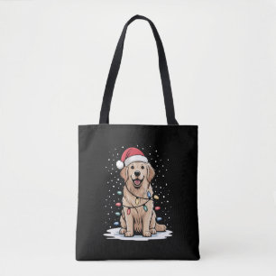 Golden Retriever Weihnachtsmann Weihnachtsbaum Lic Tasche