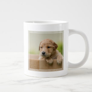 Golden Retriever Welpe Jumbo-Tasse