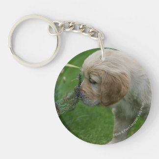 Golden retriever-Welpe Schlüsselanhänger