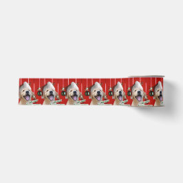 Golden Retriever Welpe Weihnachten Ripsband