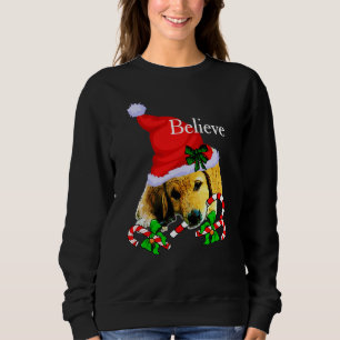 Golden Retriever Welpe Weihnachten Sweatshirt