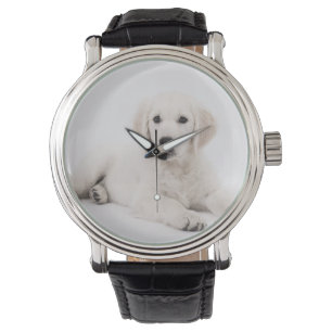 Golden Retriever Welpen Foto Armbanduhr