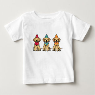 Golden retriever-Welpen-Geburtstag Baby T-shirt