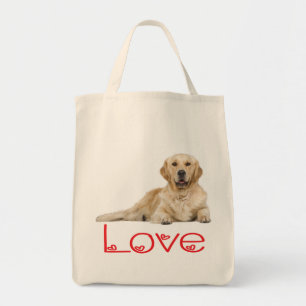 Golden Retriever Welpen Hund Canine Rot Liebe Tote Tragetasche