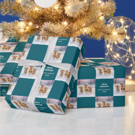 Golden Retriever Welpen im Schnee Welpen Weihnacht Geschenkpapier