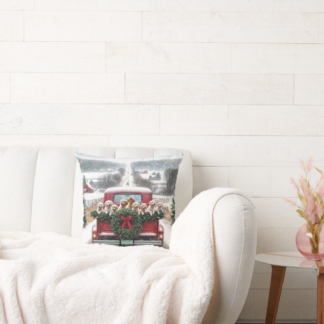 Golden Retriever Welpen Kissen (Liege)