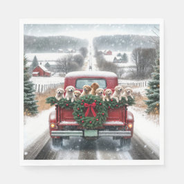 Golden Retriever Welpen Serviette
