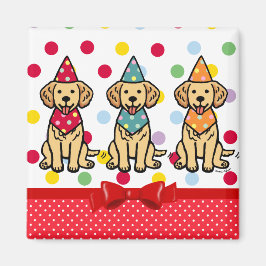 Golden Retriever Welppies Geburtstag Magnet