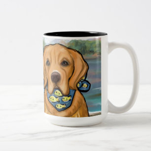 Golden Retriever Zweifarbige Tasse