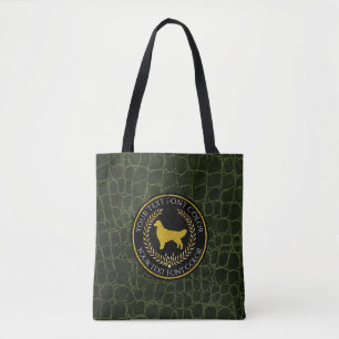 Golden retrieverringside-Leder-Muster Tasche