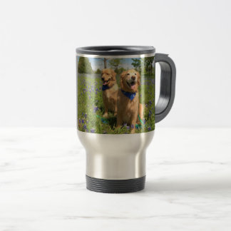 Golden Retrievers Bluebonnet Tasse