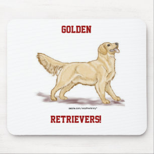 Golden Retrievers! Mousepad