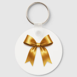 Golden Ribbon Pattern — Elegant Minimal Luxury Schlüsselanhänger