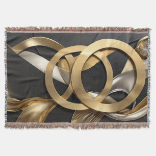 Golden Rings Abstrakt Art - Modernes Luxus Design Decke