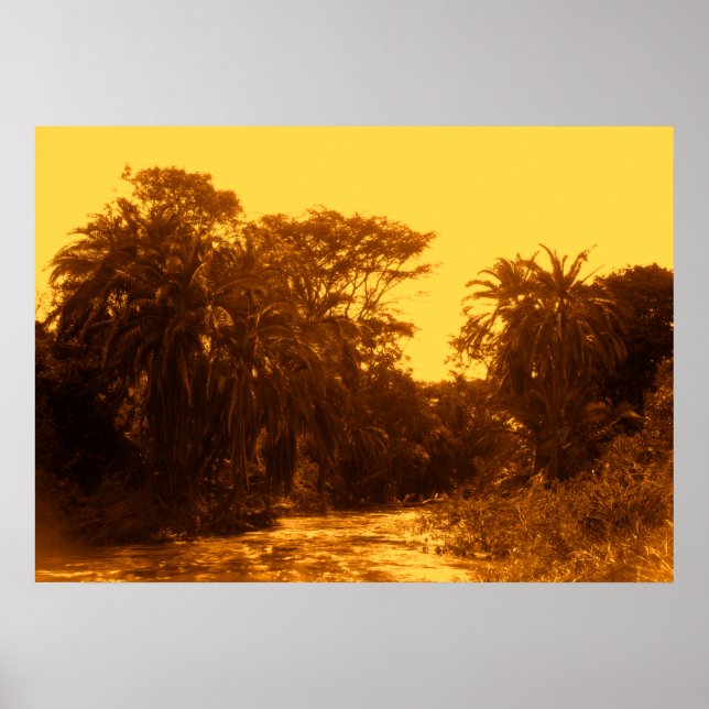 Golden River Gallery Forest Vintage Poster (Vorne)