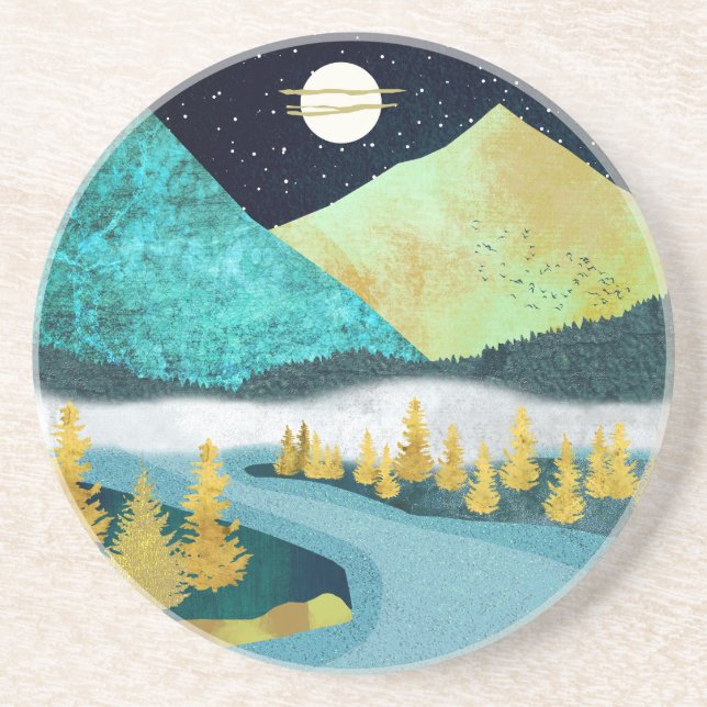 Golden River Getränkeuntersetzer (Vorne)