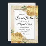 Golden Rose Glitzer Blumensaft 16 Einladung<br><div class="desc">Golden Rose Glitzer Blumensaft 16 Einladung Siehe Matching Kollektion im Handel</div>