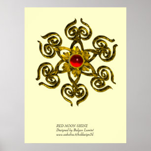 GOLDEN ROSE RUBY POSTER