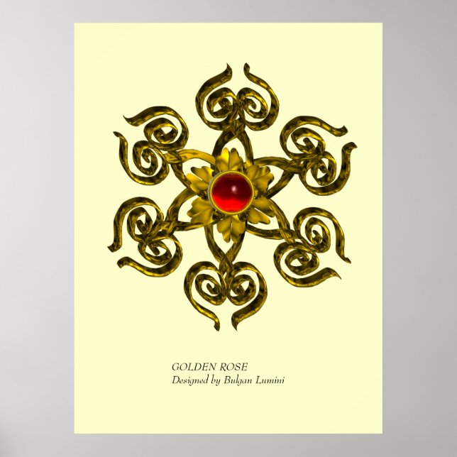 GOLDEN ROSE RUBY POSTER (Vorne)
