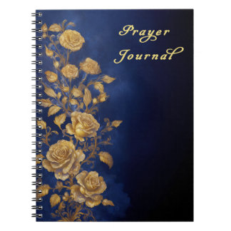 Golden Roses Prayer Journal Notizblock