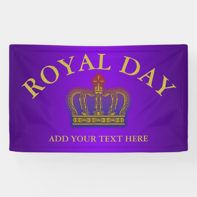 Golden Royal Crown Gradices BG I + Ihre & Ideen Banner (Horizontal)
