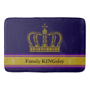Golden Royal Crown + Ihr Backgr. Ideen Badematte