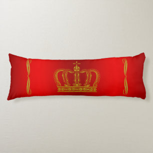 Golden Royal Crown + Ihr Backgr. Ideen Seitenschläferkissen