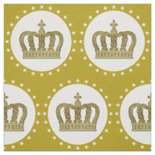 Golden Royal Crown II & Stars + Ihr Rücken & Ihre  Stoff
