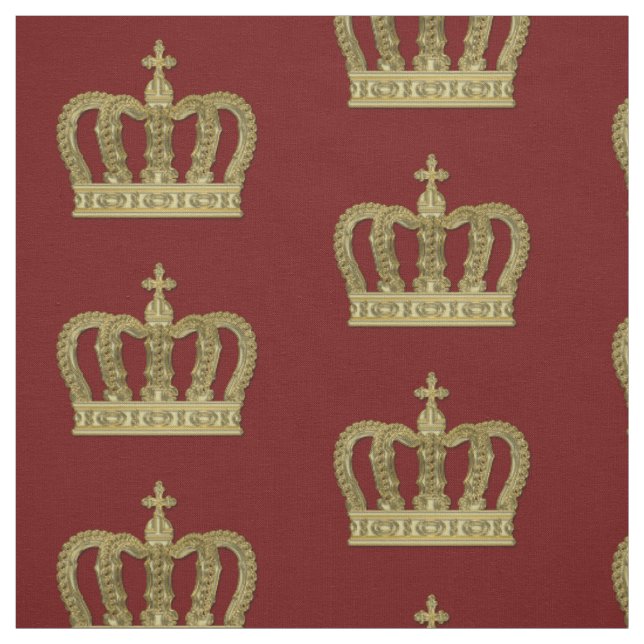 Golden Royal Crown II + your backgr & ideas Stoff (Muster)
