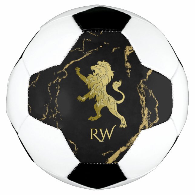Golden Royal Lion Monogram Fußball (Vorderseite)